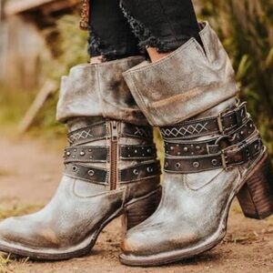 NEW 🔥🔥 Freebird Blaine Boots Booties in ICE | Size 8